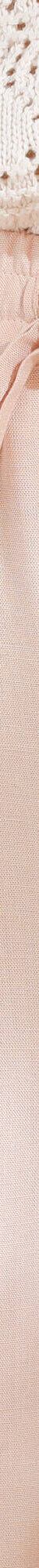 Pantacourt large, viscose et lin (rose poudré) Pantacourt large, viscose et lin (rose poudré)